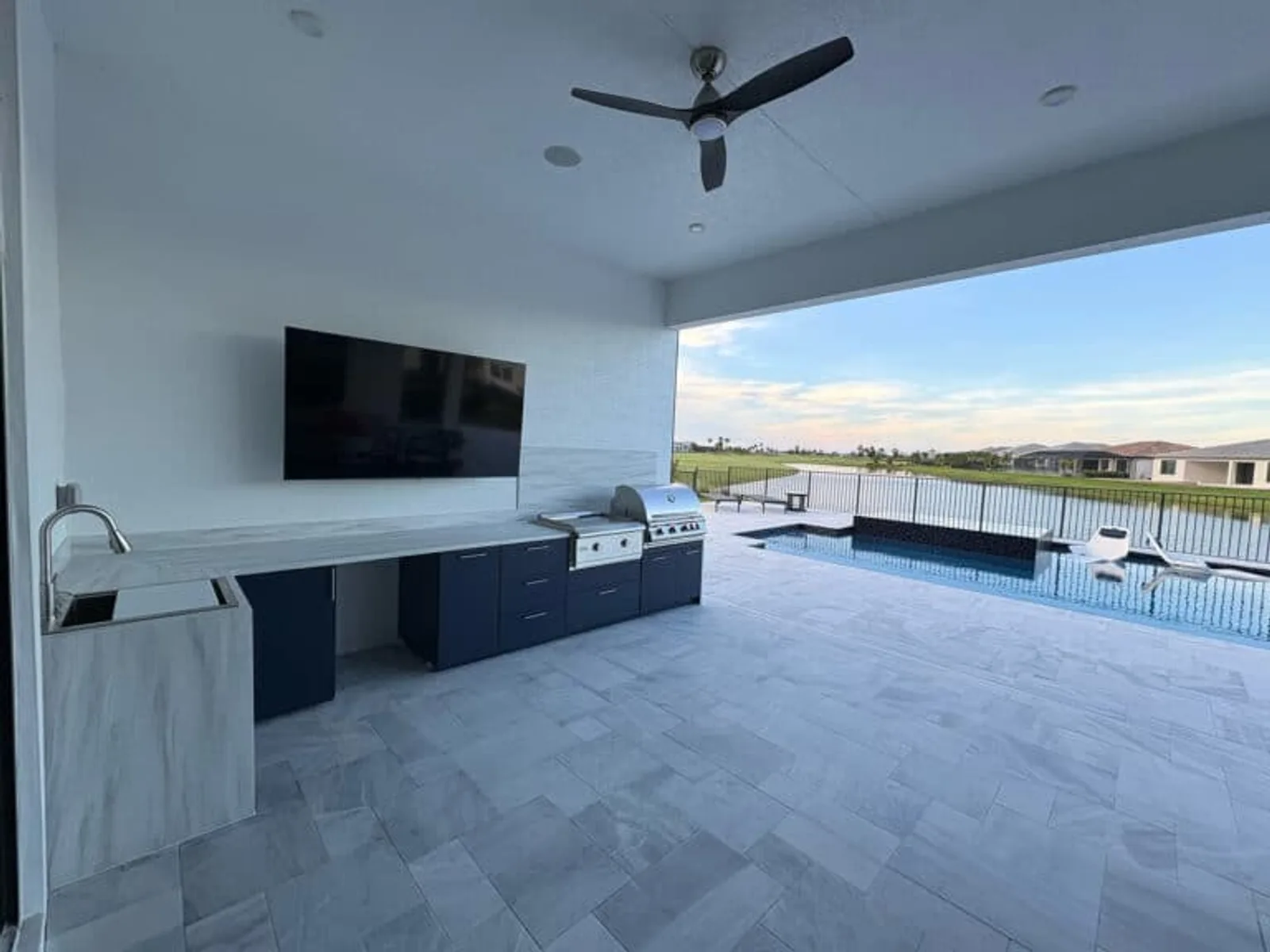 Stone paver patio installation in Brevard County, FL