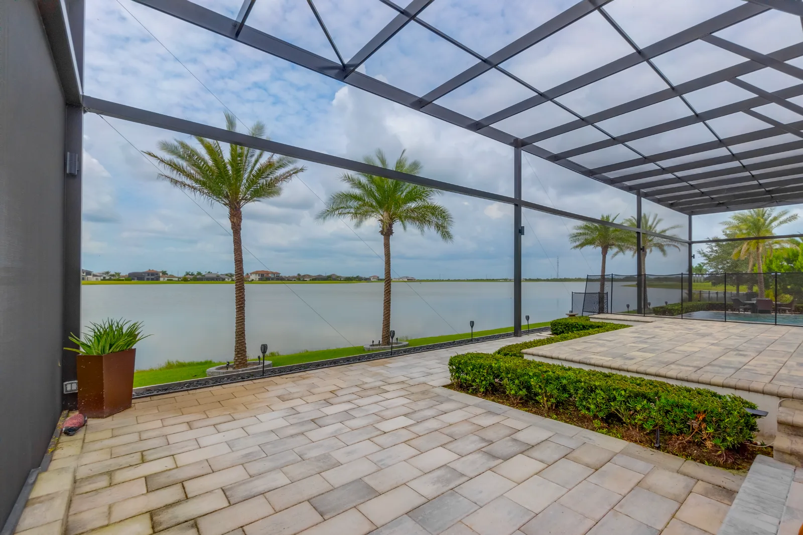 Custom aluminum pool screen enclosure built by All Aluminum & Screening in Brevard County, FL